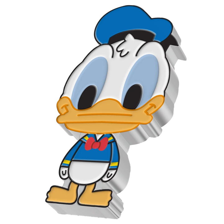 Niue: Disney - Donald Chibi Coin kolorowany 1 uncja Srebra 2021 Proof