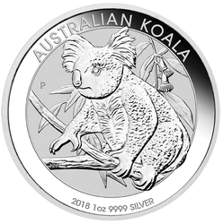 Koala 1 uncja Srebra 2018