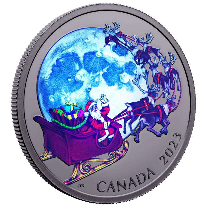Canada: The Magic of the Season kolorowany $20 Srebro 2023 Proof