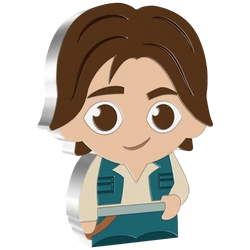 Niue: Star Wars - Han Solo Chibi Coin kolorowany 1 uncja Srebra 2021 Proof