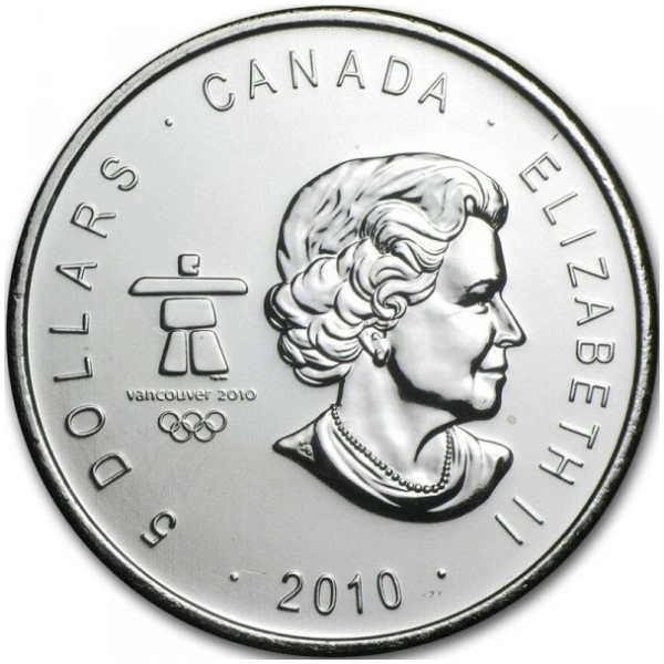 Kanada: Igrzyska Olimpijskie w Vancouverze 1 uncja Srebra 2010