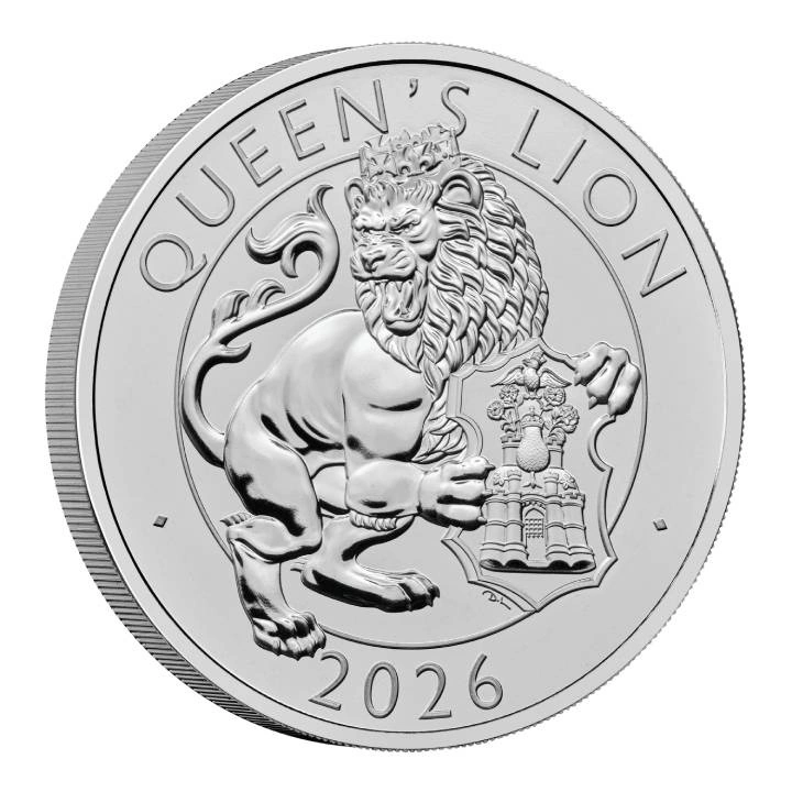 The Royal Tudor Beasts: The Queen’s Lion £5 Miedzionikiel 2026
