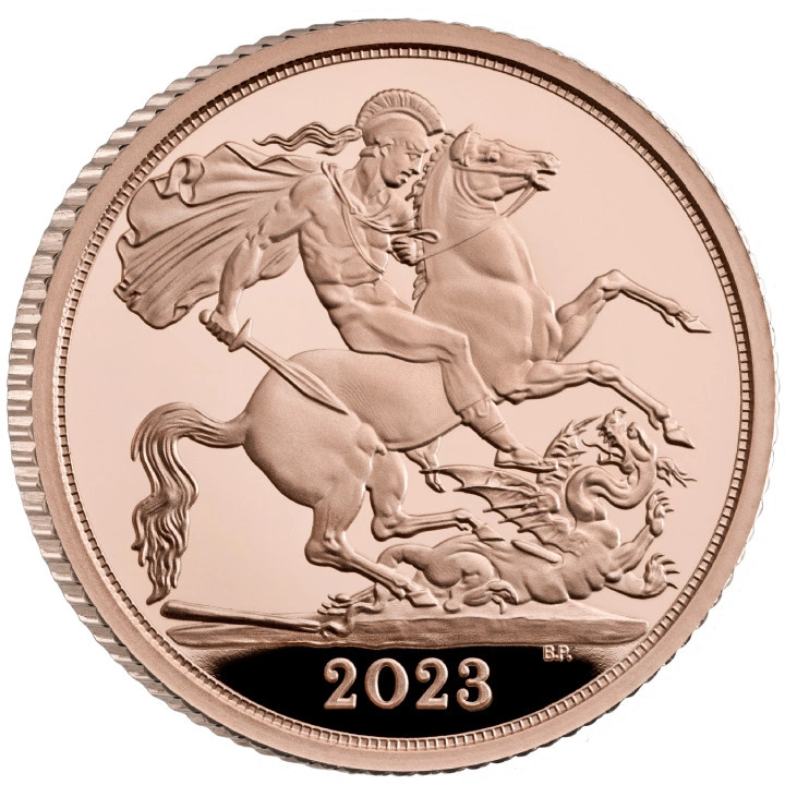 Wielka Brytania: The Coronation of His Majesty King Charles 1/2 Sovereign 2023 Proof