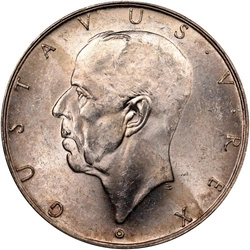 Szwecja, Gustaw V - 300. Rocznica Osadnictwa w Delaware 2 Korony 1938