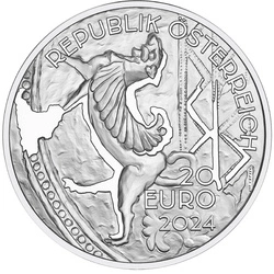 The White Gold of Hallstatt - Salt Trading 20 Euro Srebro 2024 Proof