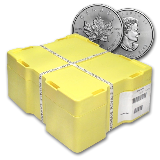 Kanadyjski Liść Klonowy 1 uncja Srebra 2017 Privi Mark Kogut