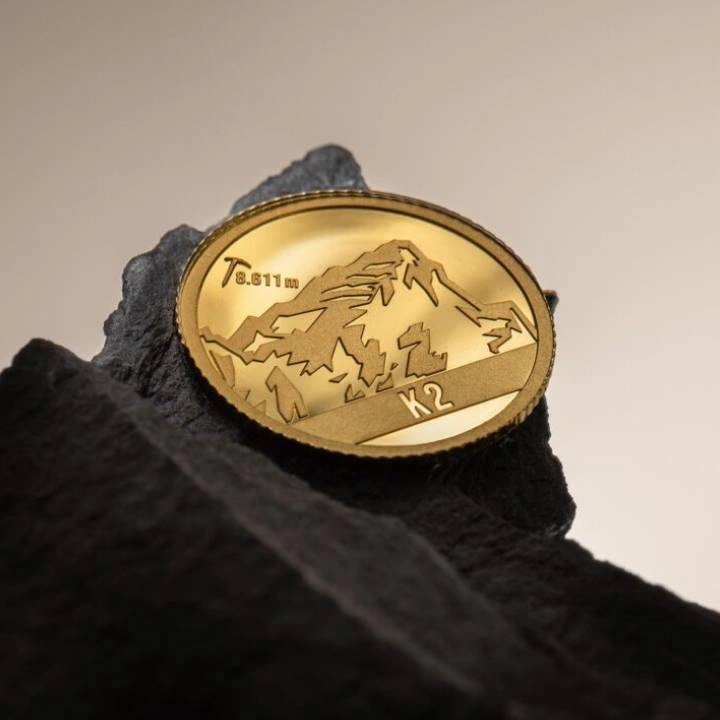 Cook Islands: Peaks - K2 0,5 grama Złota 2024 Proof