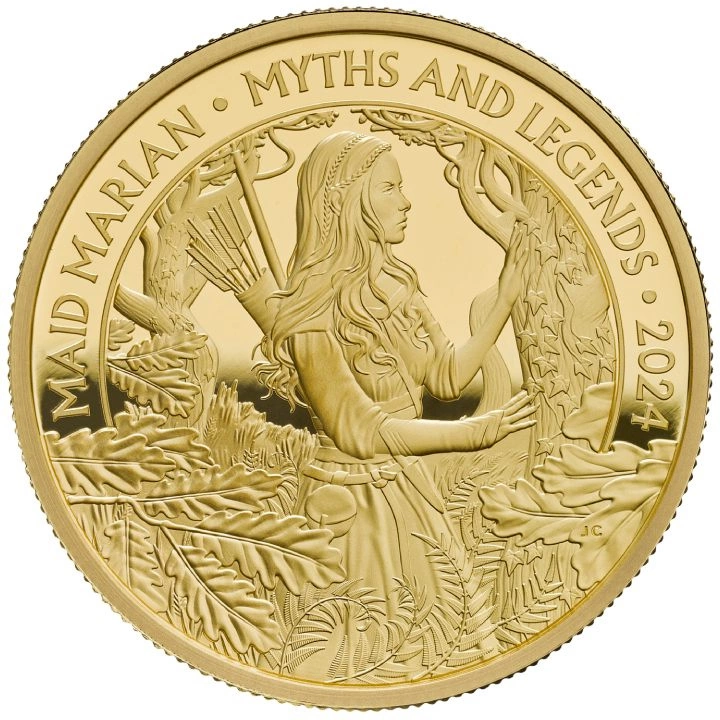 Myths & Legends: Maid Marian 1 uncja Złota 2024 Proof