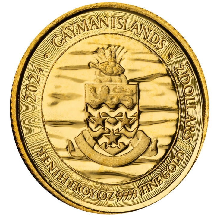 Cayman Islands: Stingray 1/10 uncji Złota 2024 Prooflike