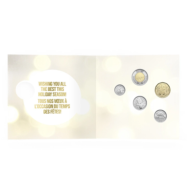 Zestaw Canada: Holiday 5 monet 2023