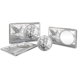Amerykański Orzeł 2016 - zestaw jubileuszowy 3 uncje Srebra