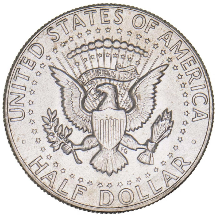 USA: 50 Centów - Half Dollar (0,50 USD) Srebro Różne Roczniki (próba Ag.400) Obiegowy 10 sztuk
