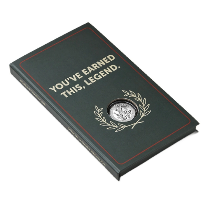 Dads Club Official Member Medallion 1/4 uncji Srebra Prooflike