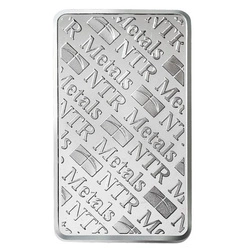 10 uncji Sztabka Srebra NTR Metals