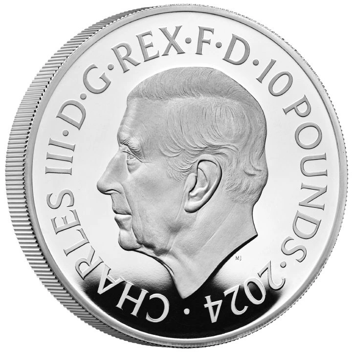 The Royal Tudor Beasts: The Tudor Dragon 5 uncji Srebra 2024 Proof