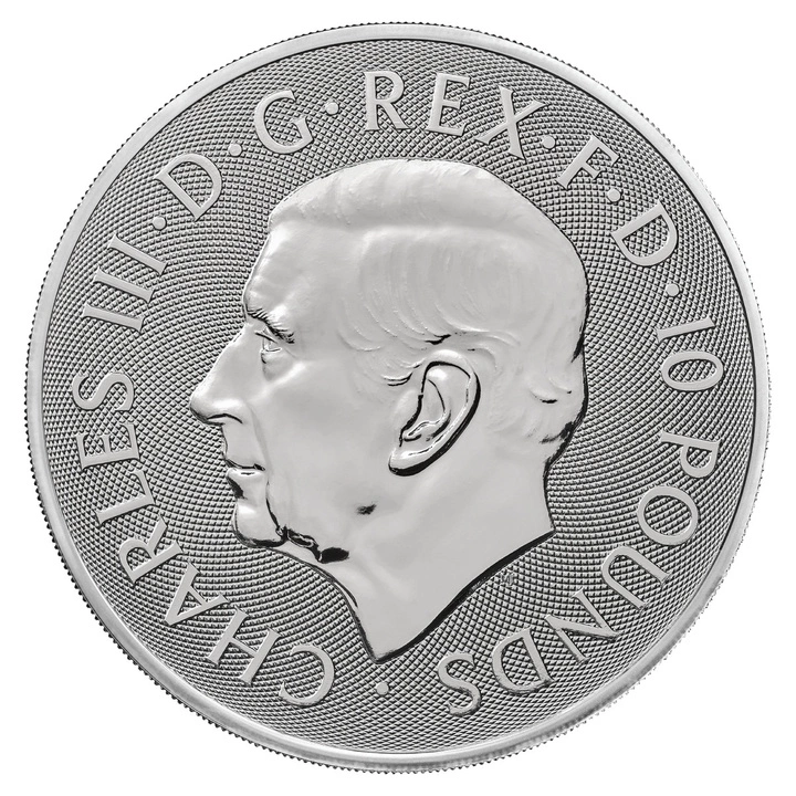 The Royal Tudor Beasts: Queen's Lion 10 uncji Srebra 2026