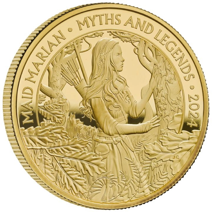 Myths & Legends: Maid Marian 1 uncja Złota 2024 Proof