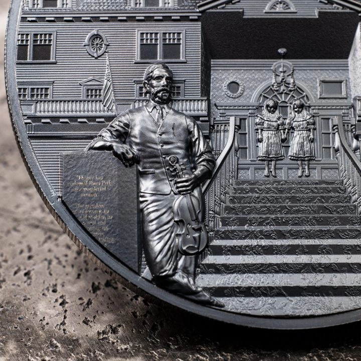 Cook Islands: Most Haunted Places - The Stanley 2 uncje Srebra 2023 Black Proof Ultra High Relief