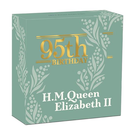 95. Urodziny Królowej Elżbiety II 1/4 uncji Złota 2021 Proof