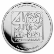 Niue: Ms.PAC-MAN 40. rocznica 1 uncja Srebra 2021 Proof