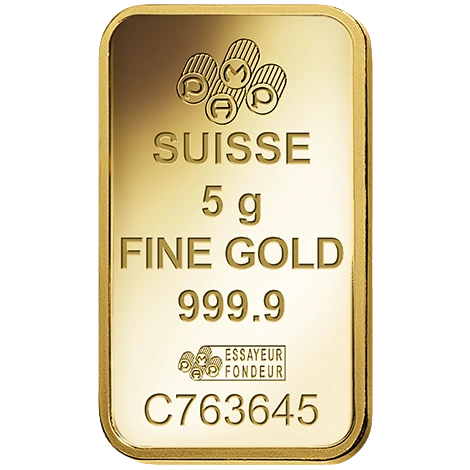 5 gramów Sztabka Złota Pamp Love Always