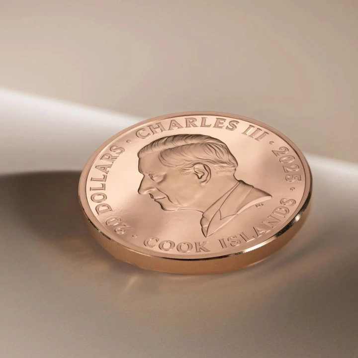 Cook Islands: Dunescape pozłacany 3 uncje Srebra 2025 Proof