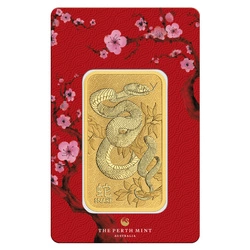 Sztabka The Perth Mint: LuAnar - Rok Węża 1 uncja Złota