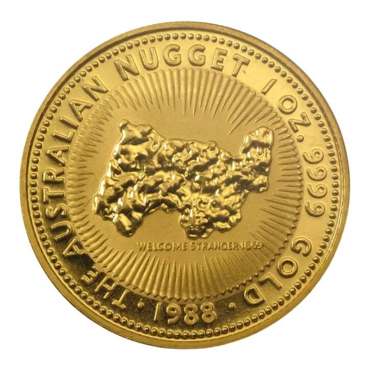 Perth Mint: Australian Nugget 1 uncja Złota 1988