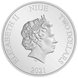 Niue: Harry Potter - Season’s Greetings kolorowany 1 uncja Srebra 2021 Proof