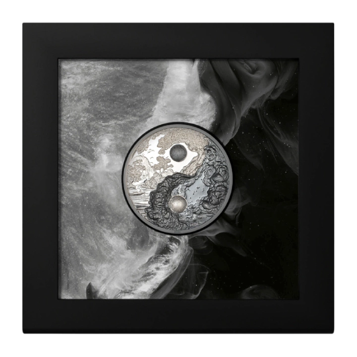 Mongolia: Woodland Spirits - Bear kolorowany 1 uncja Srebra 2024 Proof