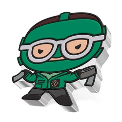 Niue: The Batman - The Riddler Chibi Coin kolorowany 1 uncja Srebra 2022 Proof