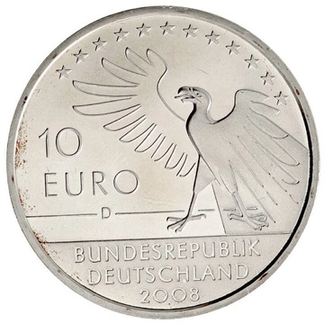 Niemcy, 10 Euro Srebro Różne Roczniki (próba Ag.925)
