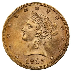 Liberty Head $10 Złoto 1897