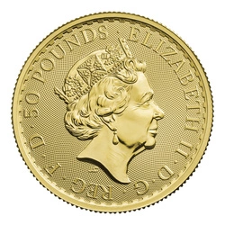 Britannia - Queen Elizabeth II 1/2 uncji Złota 2023