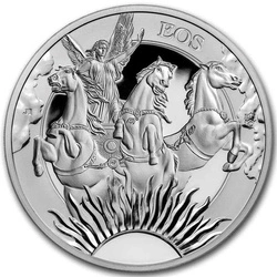 St Helena: Goddesses - Eos and the Horses 1 uncja Srebra 2023