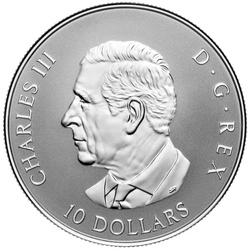 Kanadyjski Liść Klonowy “Gleaming Maple Leaf” $10 Srebro 2025 Reverse Proof