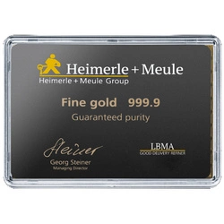 Sztabka Heimerle Meule 100 x 1 gram Złota CombiBar LBMA GD Refiner