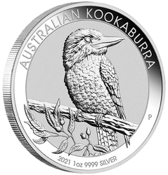 Kookaburra 1 uncja Srebra 2021