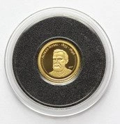Alfred Nobel 0,5 g Złota 2007 Proof