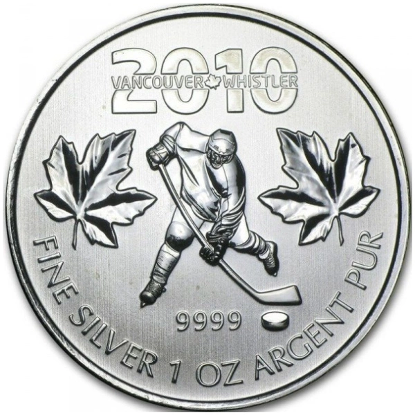 Kanada: Igrzyska Olimpijskie w Vancouverze 1 uncja Srebra 2010