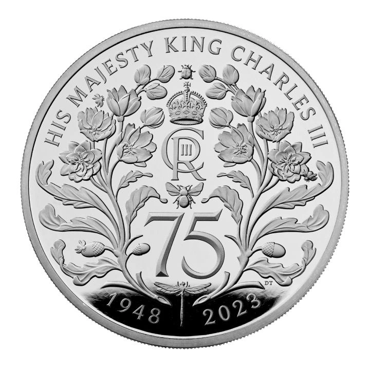 Zestaw 5 monet Wielka Brytania Miedzionikiel 2023 Premium Proof Commemorative Coin