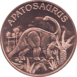 Apatosaurus 1 uncja Miedzi