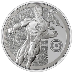 Niue: DC Comics - Green Lantern 3 uncje Srebra 2023 Proof
