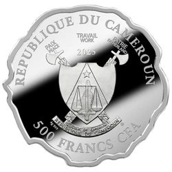 Cameroon: Born to Be Happy kolorowany 1/2 uncji Srebra 2025 Proof