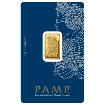 Sztabka Pamp Suisse Fortuna Veriscan 5 gramów Złota LBMA GD Refiner