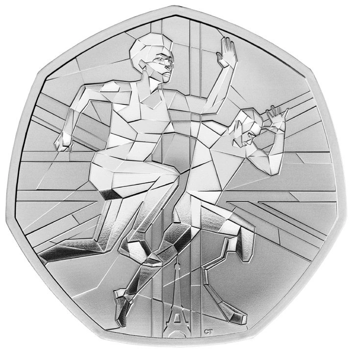 Zestaw 5 srebrnych monet Wielka Brytania 2024 Proof Piedfort Commemorative Coin