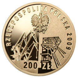 Pierwszy Rząd Wielkiej Przemiany 200 zł Złoto 2009 Proof