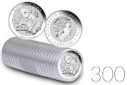 Koala 1 uncja Srebra 2018 PAKIET 300 SZTUK