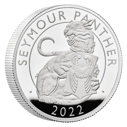 The Royal Tudor Beasts: Seymour Panther 2 uncje Srebra 2022 Proof