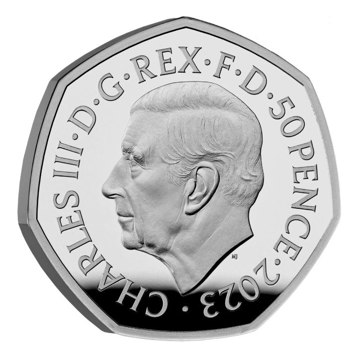 Zestaw 5 monet Wielka Brytania Miedzionikiel 2023 Premium Proof Commemorative Coin